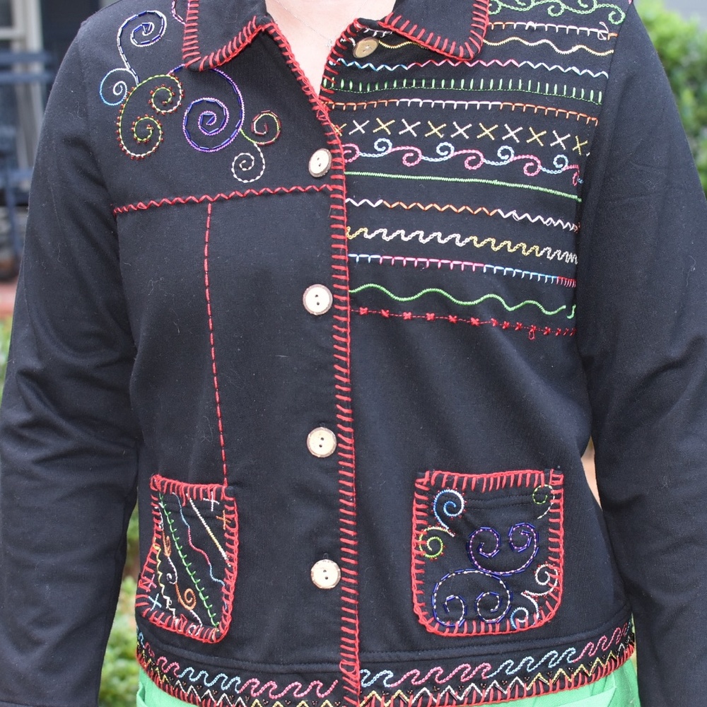 Onque Vintage Button Up Shacket - image 3